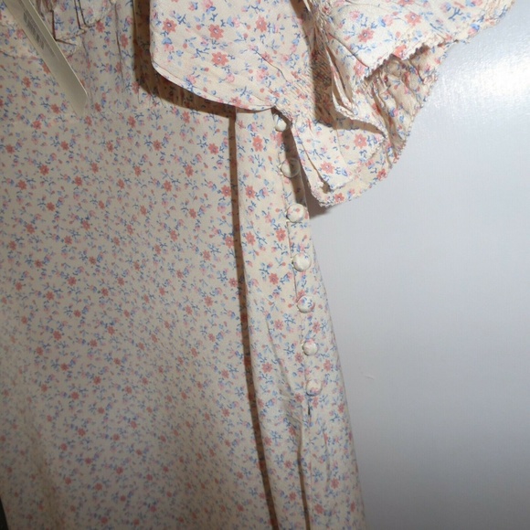 NWT Doen Olive Dress Peach Martha's Garden Silk - Picture 7 of 8